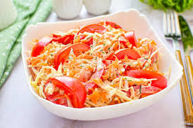 Капуста с помидором салат 100