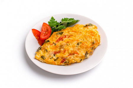 Мясо свинина с помидорами запеч.