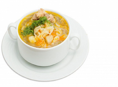 Щи с курой и св.капустой