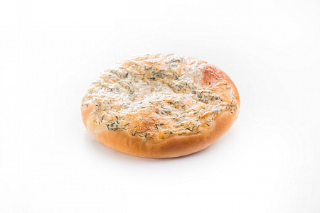 Лепёшка с зелёным луком 