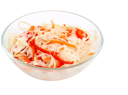 Капуста с перцем салат 